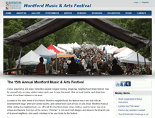 Tablet Screenshot of montfordfestival.org